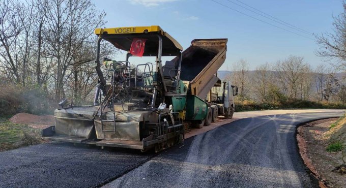 Gölcük Hamidiye-Şevketiye grup köy yolu asfaltlandı