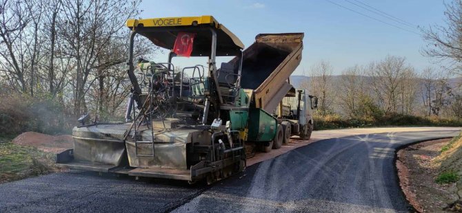 Gölcük Hamidiye-Şevketiye grup köy yolu asfaltlandı