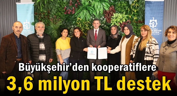 Kooperatiflere yüzde 75 hibe desteği sözleşmesi imzalandı!