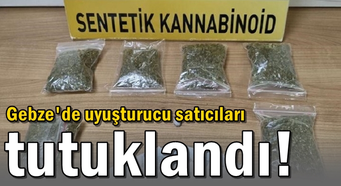 Uyuşturucu satıcısı 4 kişi tutuklandı!