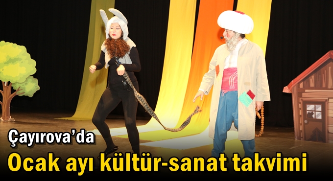 Çayırova’da Ocak ayı kültür-sanat takvimi