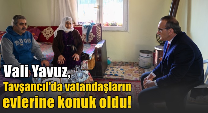 Vali Yavuz Dilovası’nda Hane Ziyaretleri Gerçekleştirdi