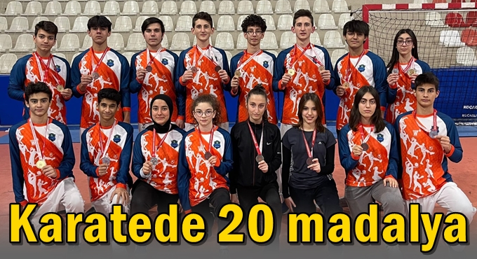 Karatede 20 madalya