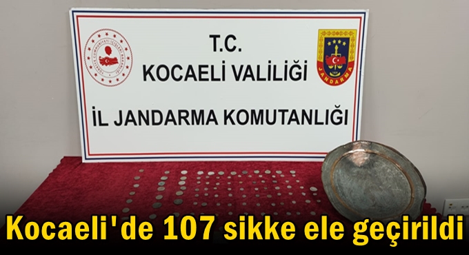 Kocaeli'de 107 sikke ele geçirildi