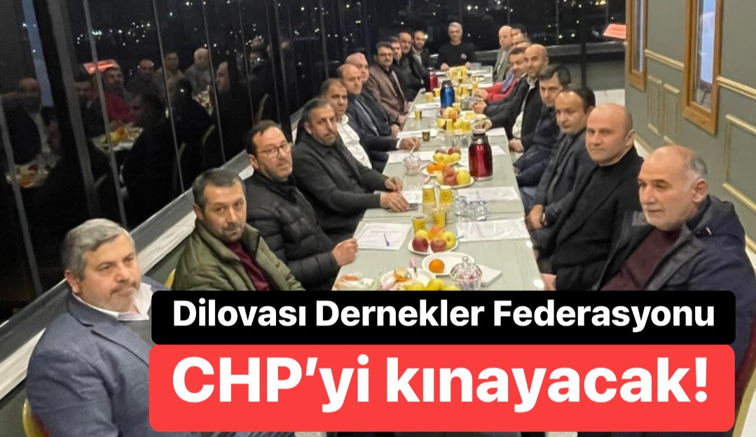 Dilovası Dernekler Federasyonu, CHP'yi kınayacak