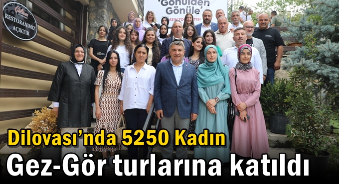 Dilovası’nda 5250 Kadın Gez-Gör turlarına katıldı