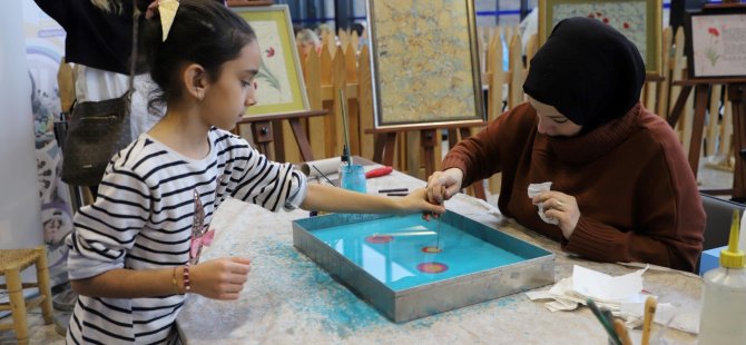 Sanat ve eğlence atölyeleri neşe kaynağı