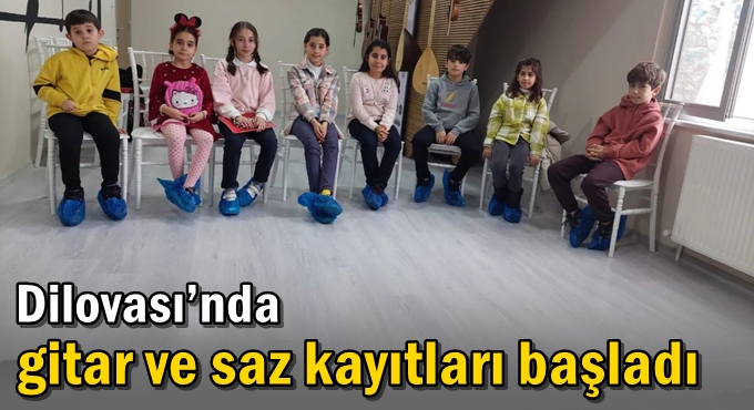 Dilovası’nda gitar ve saz kayıtları başladı