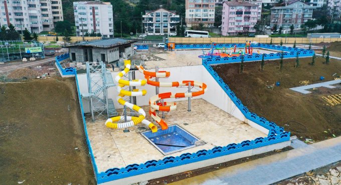 Aquapark tamam, sıra çevre düzenlemesinde