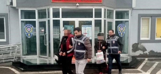 Hırsızlık amacıyla işyeri deposuna giren 3 kişi yakalandı