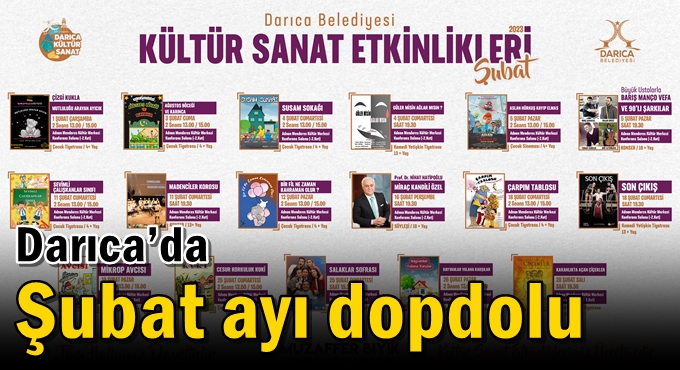 Darıca’da Şubat ayı dopdolu