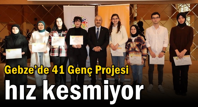 Gebze’de 41 Genç Projesi Hız Kesmiyor