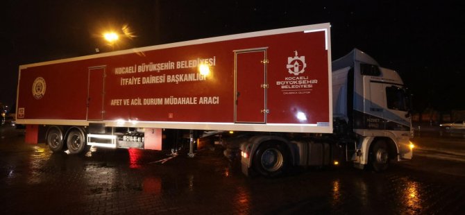 Büyükşehir tüm ekipleriyle afet bölgesinde