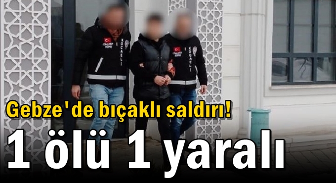 Tartıştığı şahıslardan birini bıçakla öldürdü, diğerini yaraladı