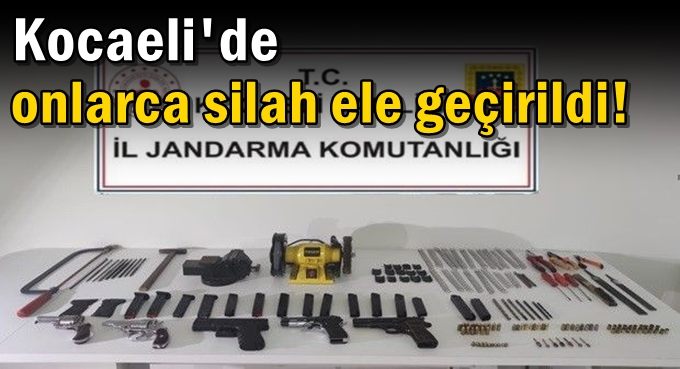 Çayırova'da evi cephaneye çevirmiş!