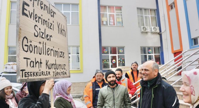 Yaptığınız yardımları asla unutmayacağız