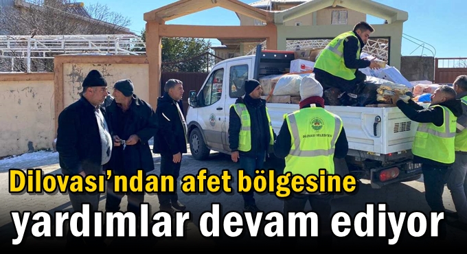 Dilovası’ndan afet bölgesine yardımlar devam ediyor