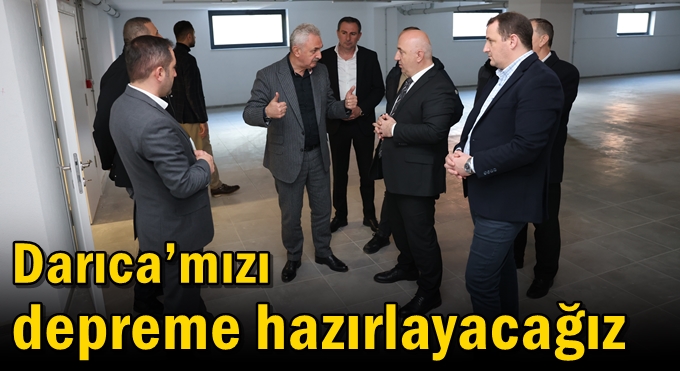 Darıca Afet Koordinasyon merkezi ve kurtarma ekibi hazırlanıyor
