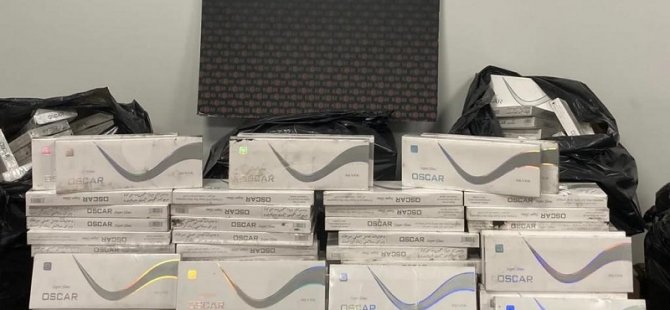 Kocaeli'de 3 bin 600 paket kaçak sigara ele geçirildi