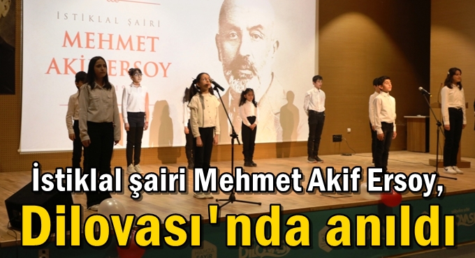 İstiklal şairi Mehmet Akif Ersoy, Dilovası'nda anıldı
