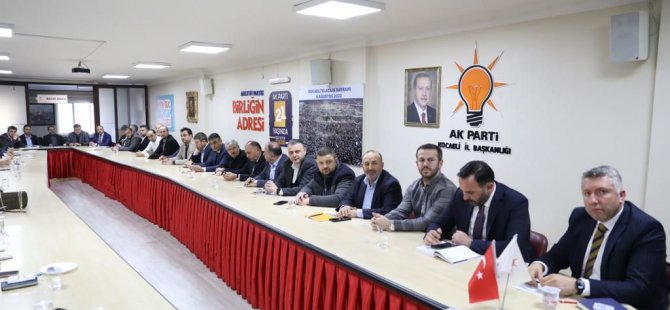 AK Parti Kocaeli’de yeni icra kurulu belli oldu
