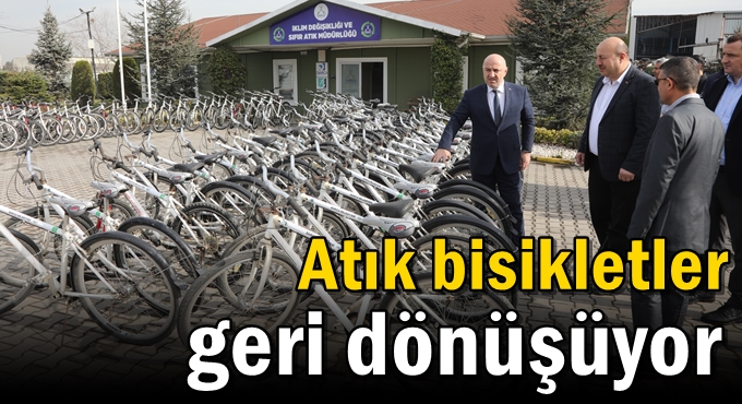 Atıl bisikletler geri dönüşüyor