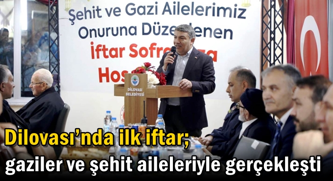 Dilovası’nda ilk iftar; gaziler ve şehit aileleriyle gerçekleşti