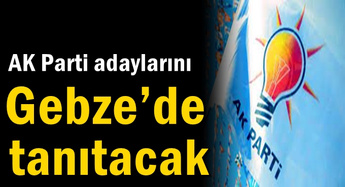AK Parti Milletvekili adayları Gebze basınıyla buluşacak!