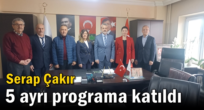 Serap Çakır 5 ayrı programa katıldı