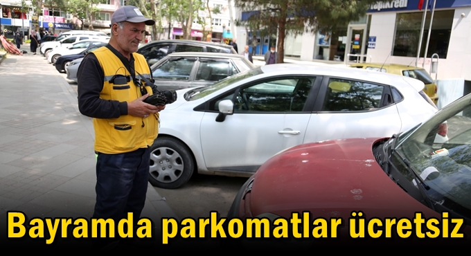 Bayramda parkomatlar ücretsiz