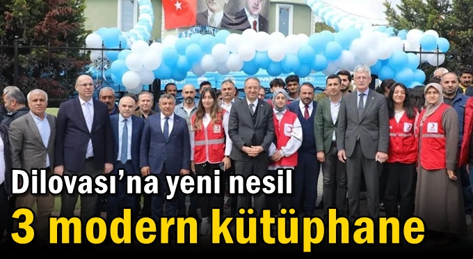 Dilovası’na yeni nesil 3 modern kütüphane