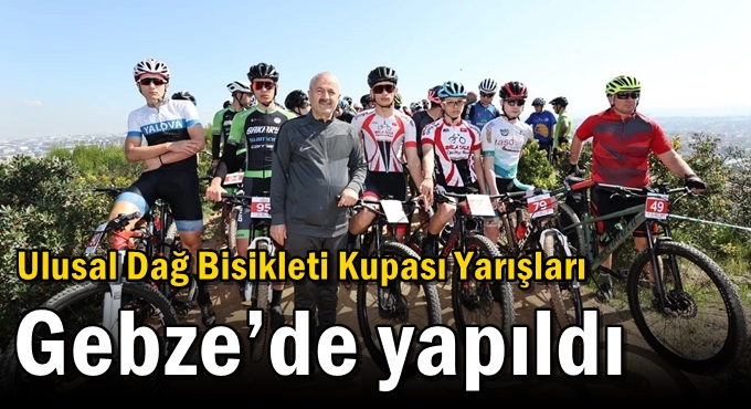 Ulusal Dağ Bisikleti Kupası Yarışları Gebze’de Yapıldı
