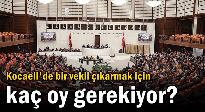 Kocaeli'de bir vekil çıkarmak için