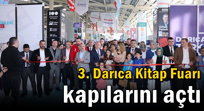 3. Darıca Kitap Fuarı kapılarını açtı