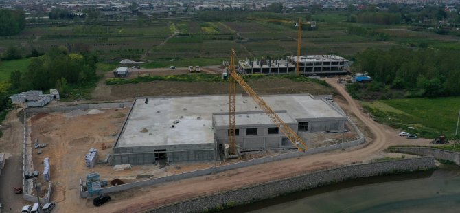 Gıda Üretim Tesisinde kaba inşaat tamam