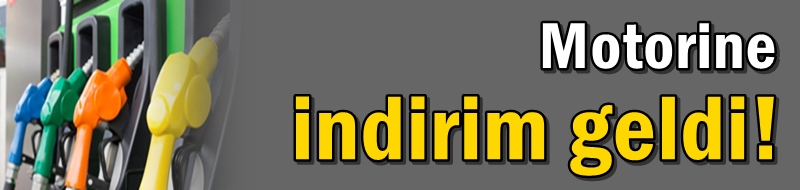 Motorine indirim geldi!