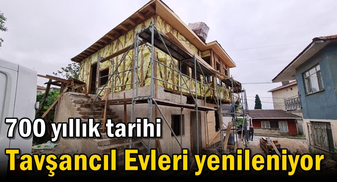 700 yıllık tarihi Tavşancıl Evleri yenileniyor