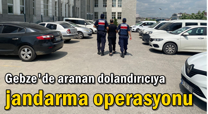 Aranan dolandırıcıya jandarma operasyonu