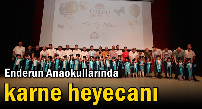 Enderun Anaokullarında Karne Heyecanı