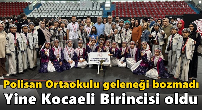 Polisan Ortaokulu, Kocaeli birincisi oldu