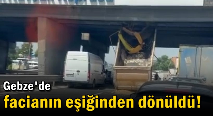 Gebze'de facianın eşiğinden dönüldü!