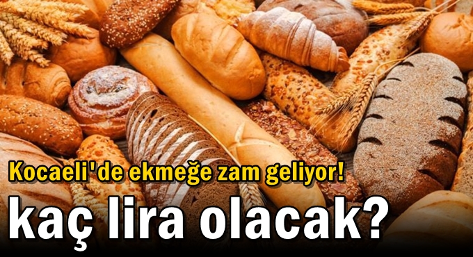 Kocaeli'de ekmeğe zam geliyor! Peki, kaç lira olacak?