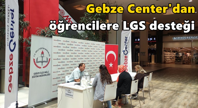 Gebze Center'dan öğrencilere destek