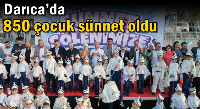 Darıca'da sünnet şöleni büyük bir coşkuyla kutlandı