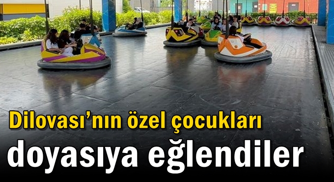Dilovası’nın özel çocukları doyasıya eğlendiler