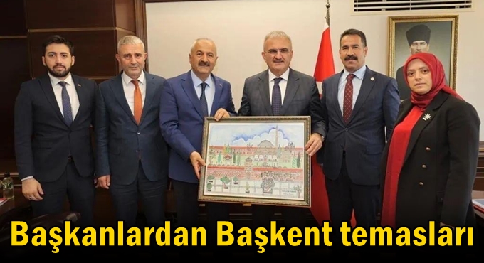 Başkanlardan Başkent Temasları