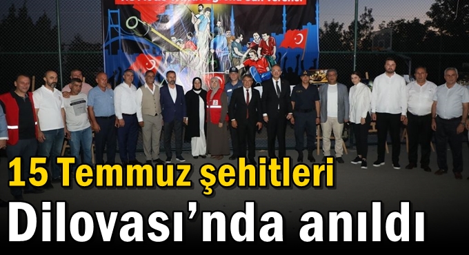 15 Temmuz şehitleri Dilovası’nda anıldı