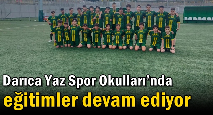 Darıca Yaz Spor Okulları’nda eğitimler devam ediyor