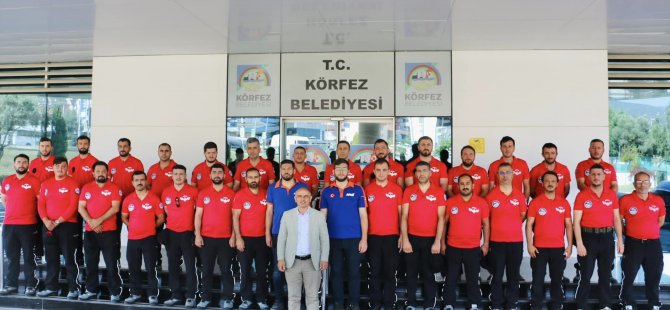 Körfez Belediyesi, arama kurtarma ekibi kurdu