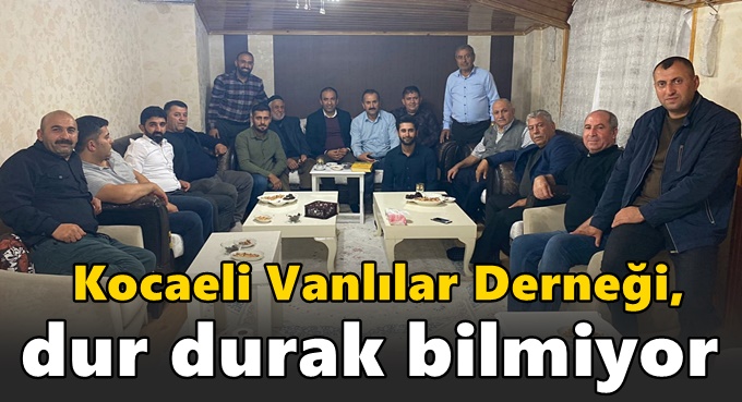 Vanlılar, dur durak bilmiyor